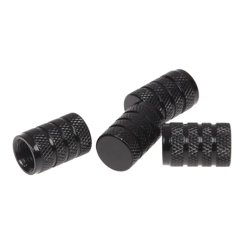 4 Pcs Black Car Vehicle Tyre Tire Valve Stem Decorative Dust Cap Cover | Автомобили и мотоциклы