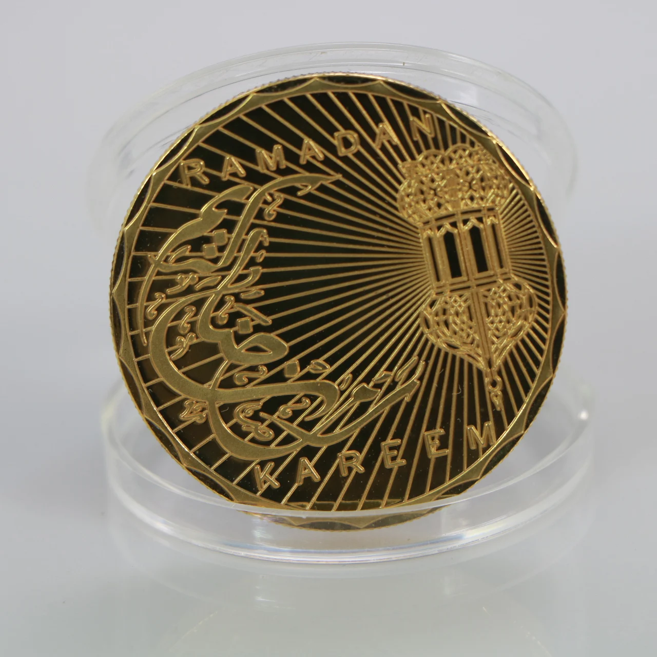 Мира мусульманский Раман кареем Золотая памятная монета арабский Рамадан