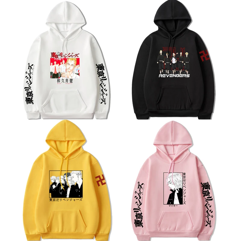 

Anime Tokyo Revengers Hoodies 3D Printing Long Sleeve Hooded Coats Role Play Sweatshirts Tops Jackets Harajuku Streetwear Unisex