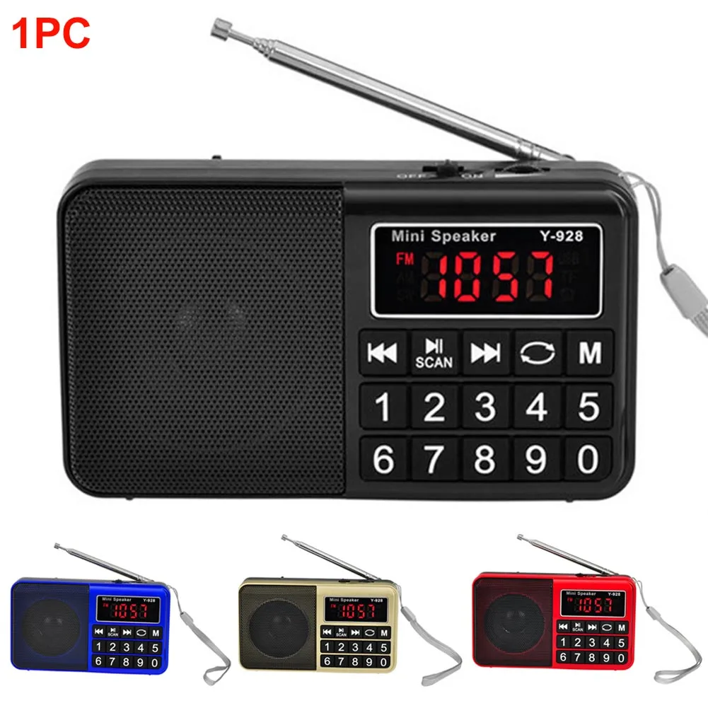 Карманный с кнопкой динамика приемник Цифровой магазины автоматически USB