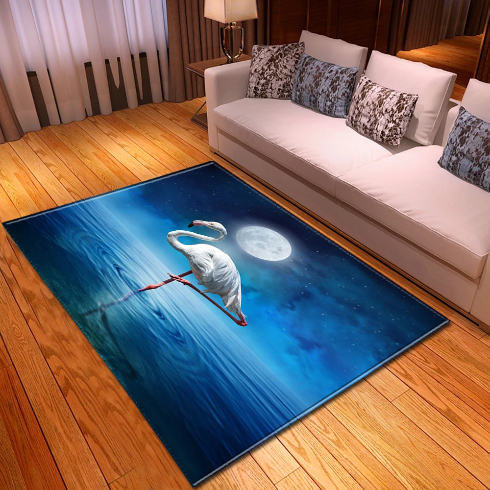 3D ковер с Фламинго в скандинавском стиле домашний декоративный детский игровой