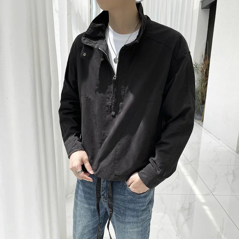 

autumn slim jacket men's light cooked jacket men's
