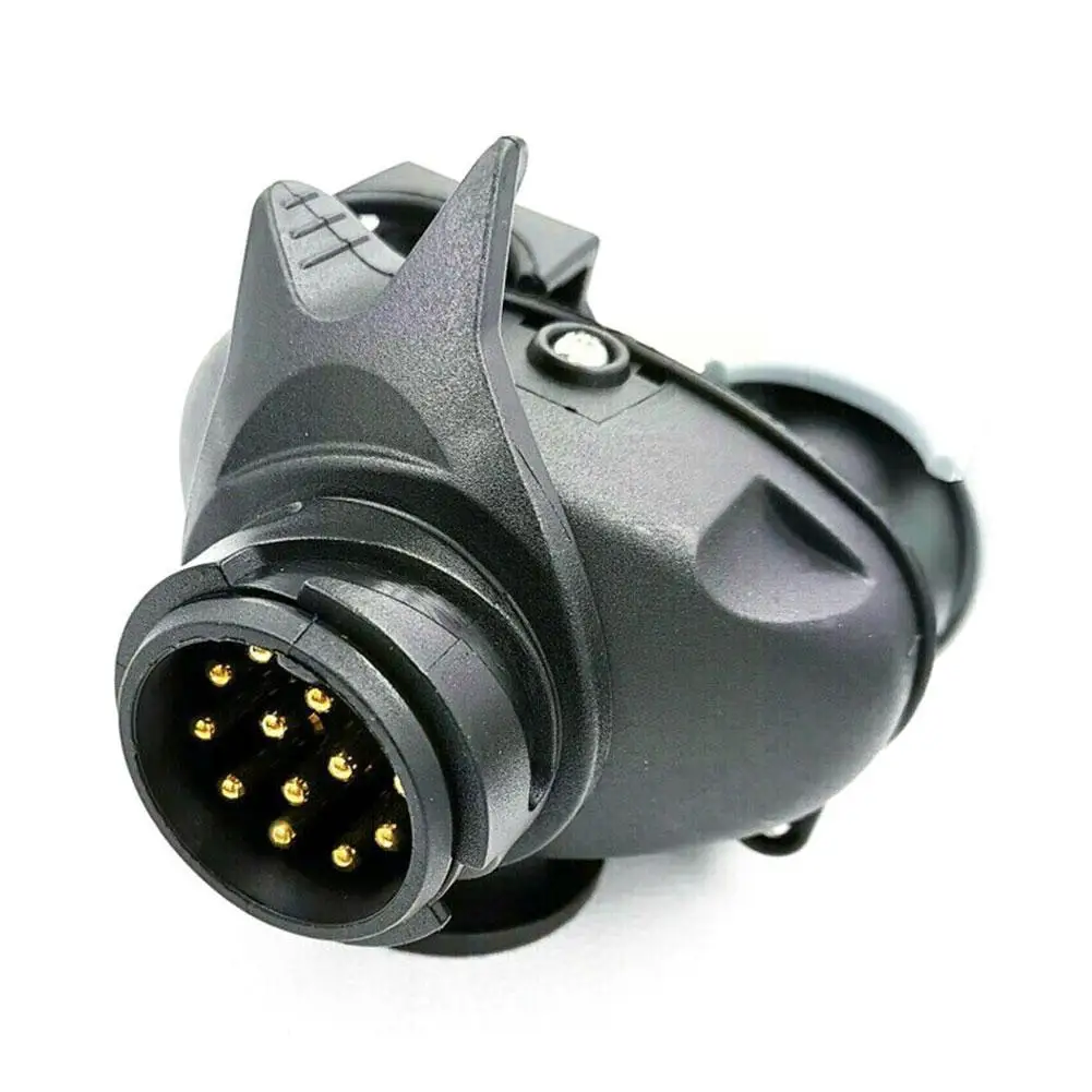 

2021 Explosive Trailer Plug Adapter Connector White Double qi'che'yong'p to 7P 13P Case Y4H6