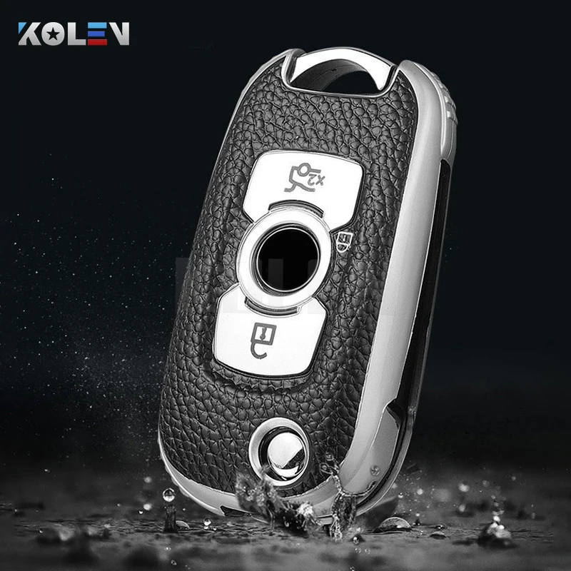 

TPU PU Car Remote Key Cover Case Shell For Opel Vauxhall Astra K Corsa E For Buick Verano GX GL6 Encore Protection Accessories