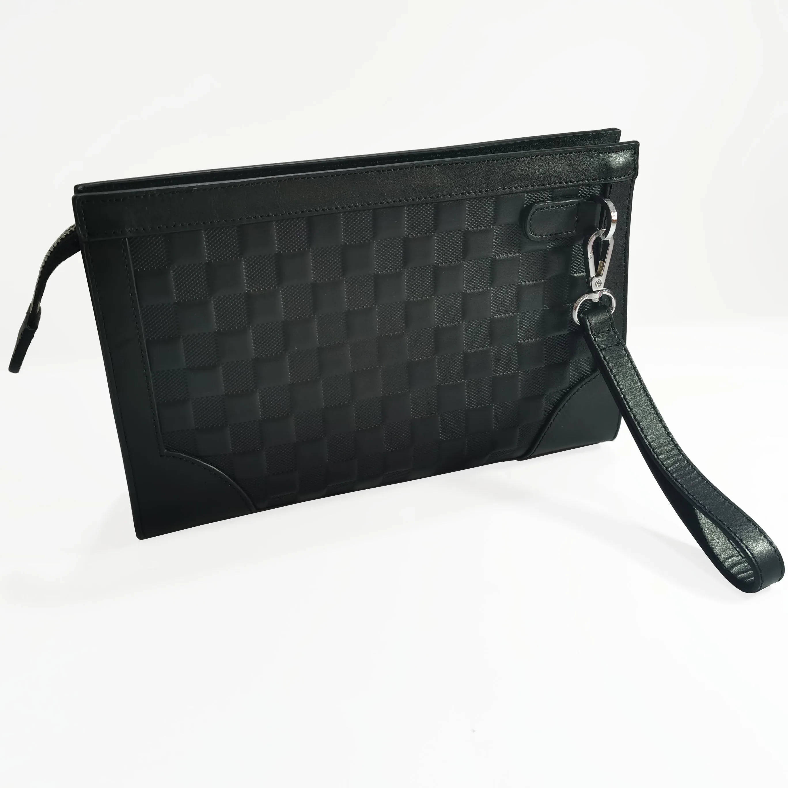 

Soft Genuine Leather Male Fashion Business Man's Clutch Bag Hand Bag Money Holder Classic Design Men's Envelope Bag Wallet Man