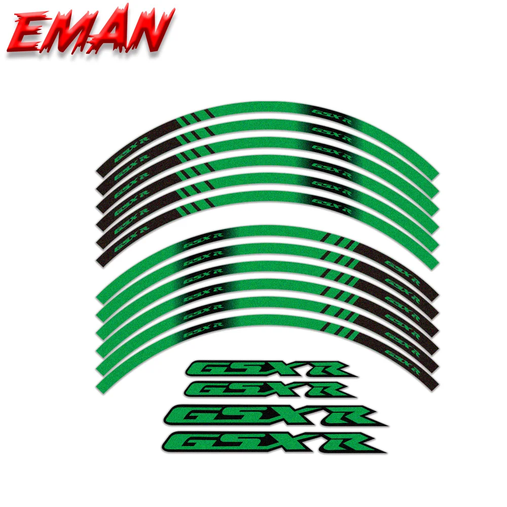 Модифицированные наклейки для мотоциклов Suzuki GSXR колесные диски светоотражающие