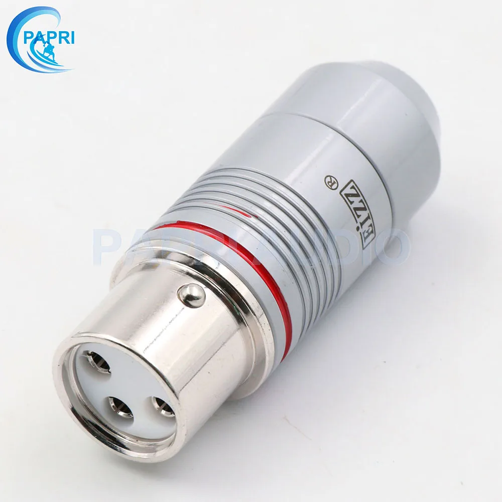 PAPRI High End 3 Pin Женский Платиновое Покрытие XLR Jack разъем для аудио усилителя лот/2 шт