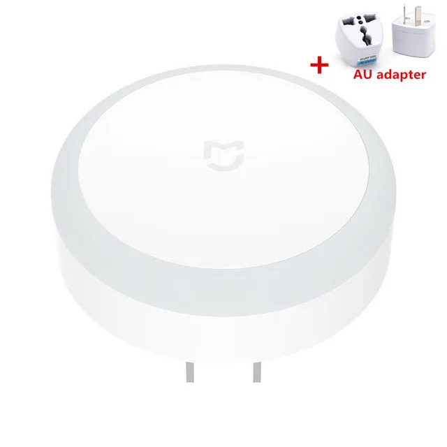 Add AU Adpater Новое прибытие Xiaomi Мини подключаемого модуля Ночной светильник с учетом Сенсор сенсорный выключатель интеллигентая(ый) ночной Светильник для дома - Цвет: Add AU Adpater