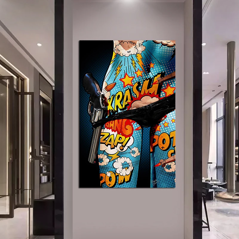 Картина маслом на холсте с принтом тела для женщин|Рисование и каллиграфия| |