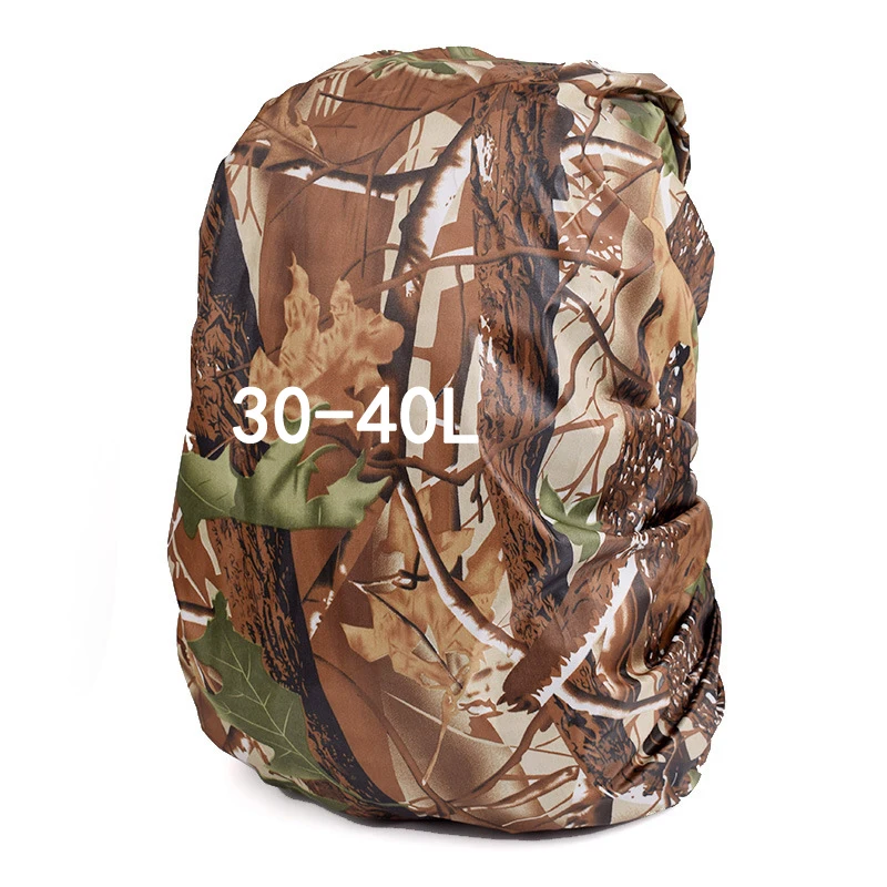 Jungle 30-40L 30-80L Камуфляжный Портативный Открытый походный нейлоновый пылезащитный Камуфляжный водонепроницаемый рюкзак-дождевик для рыбалки и охоты - Цвет: Jungle 30-40L