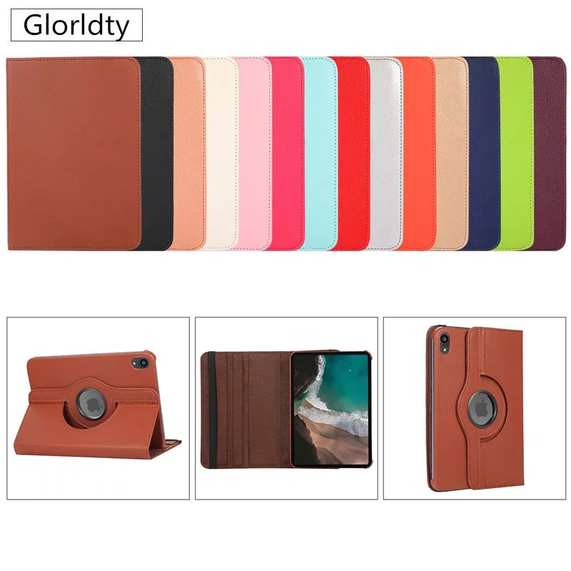 Вращающийся на 360 градусов Чехол-книжка из искусственной кожи для iPad Mini 4 mini5 чехол