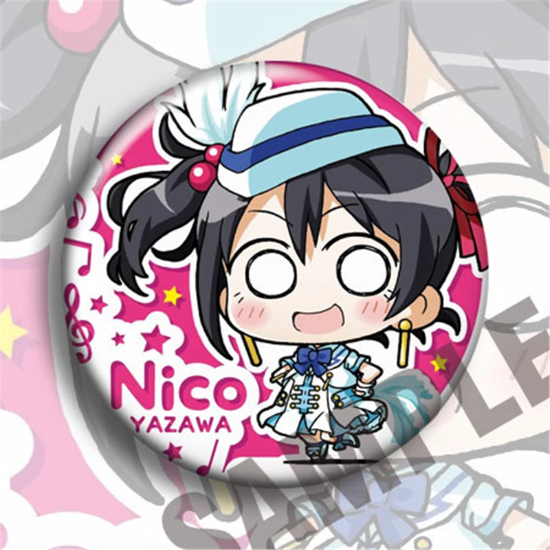 9 шт. Милая японская аниме любовь Live! Школа идол проект булавки Косплей брошь