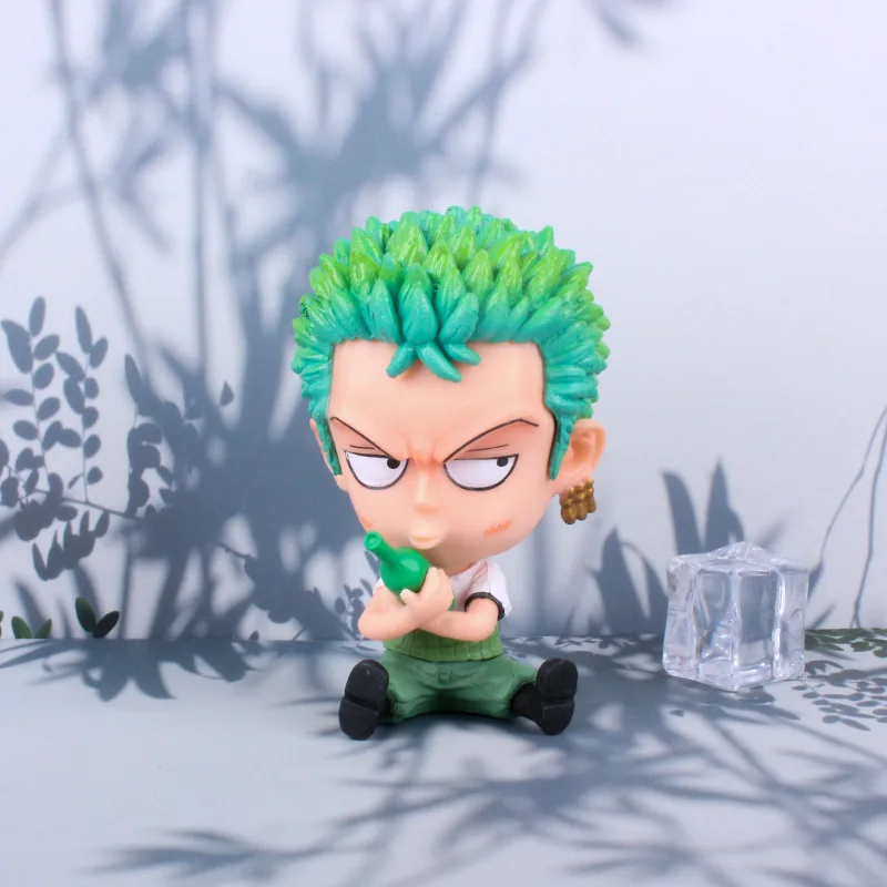 

1PCS One Piece GK Sitting Position Series Luffy Zoro Doflamingo GK Decoration