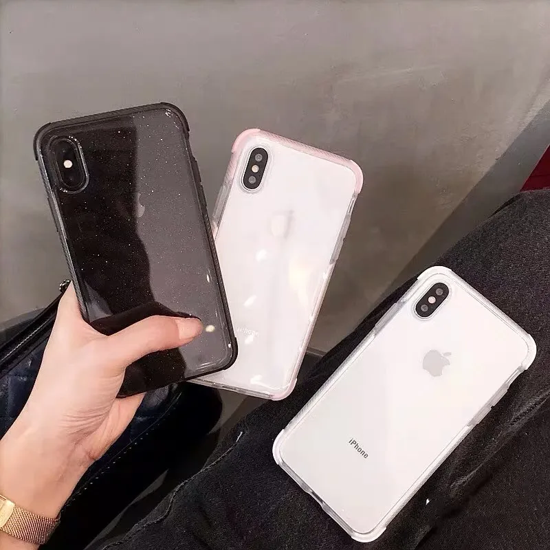 Чехол Lovebay для iPhone однотонный блестящий чехол из мягкого ТПУ 11pro Max 6 6s 7 8 Plus X XR XS |