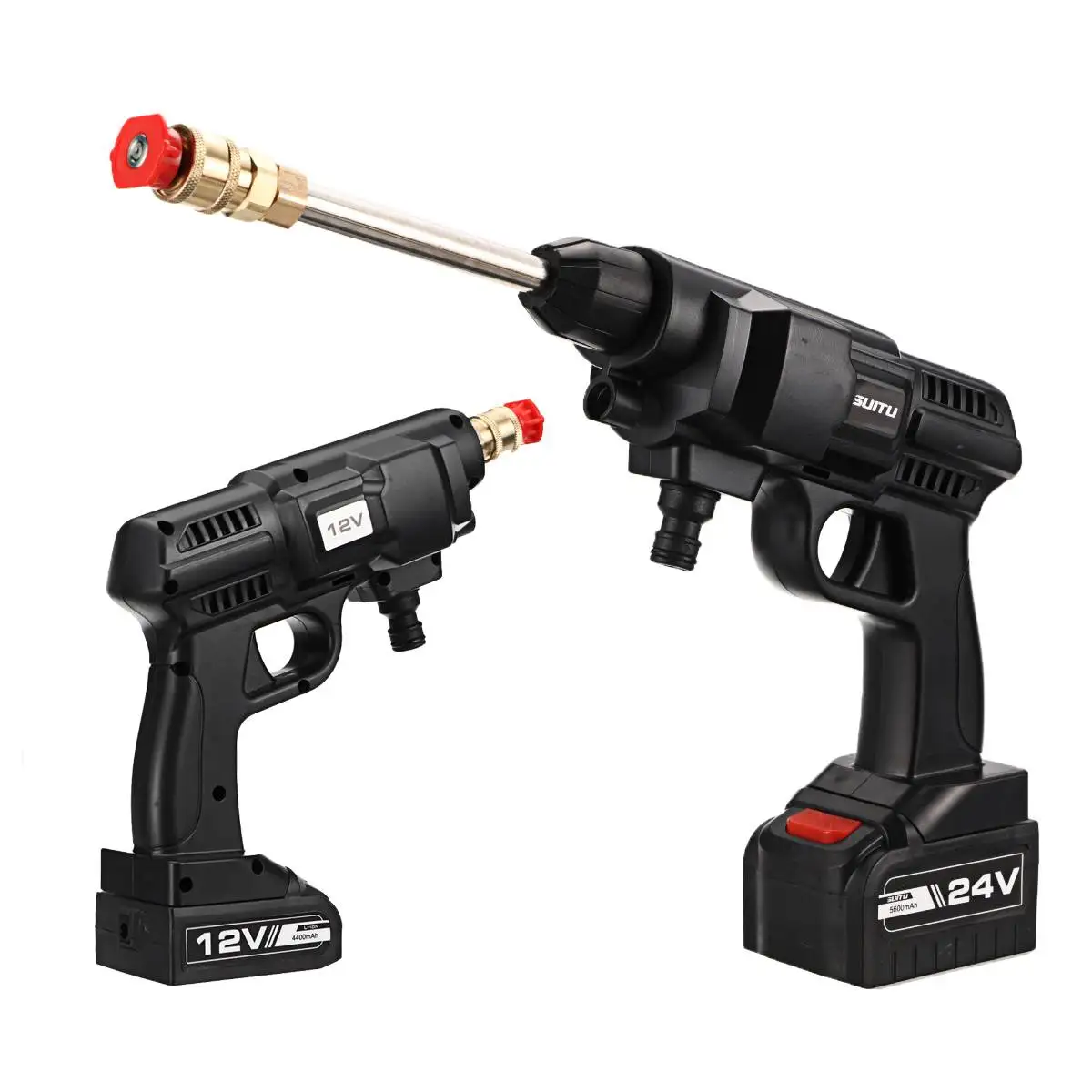 Дешево Мойка Автомобильная высокого давления, 5600 мАч, 30 бар, 12 В/24 В