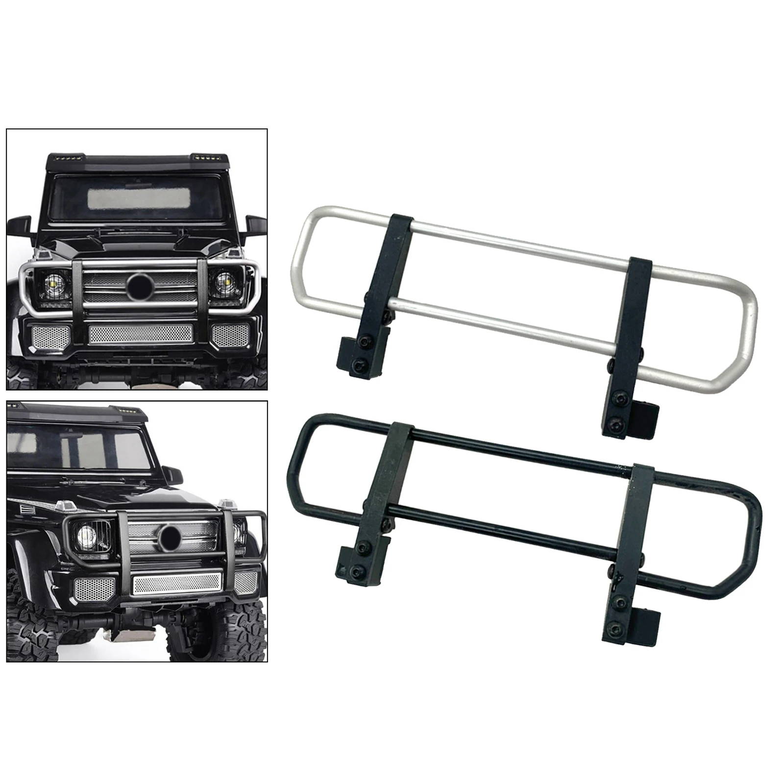 

Upgrade CNC Bumper Base with Screws for TRX4 G500 TRX6 G63 1/10 1/8 RC Car