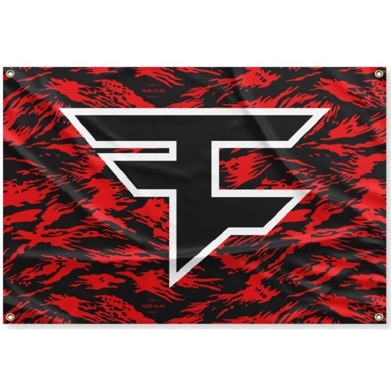Настенный Гобелен CSGO FaZe с флагом клана пляжная одежда домашний декор большой