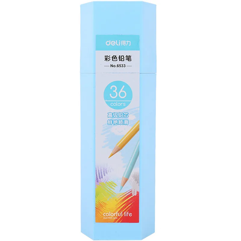 DL 6533 Шестигранная упаковка/цветной свинец/36 цветов/ядовитый без