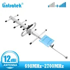 Lintratek 12dBi 2g 3g 4g Yagi антенна 694  2700 МГц наружная антенна для 700 800 gsm сотовый усилитель 2100 LTE усилитель сигнала