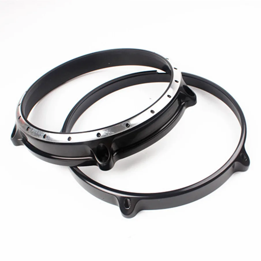 

Motorcycle 7" Headlight Bezel Trim Ring For BMW R Nine T 2014-2017 2015 2016 Black