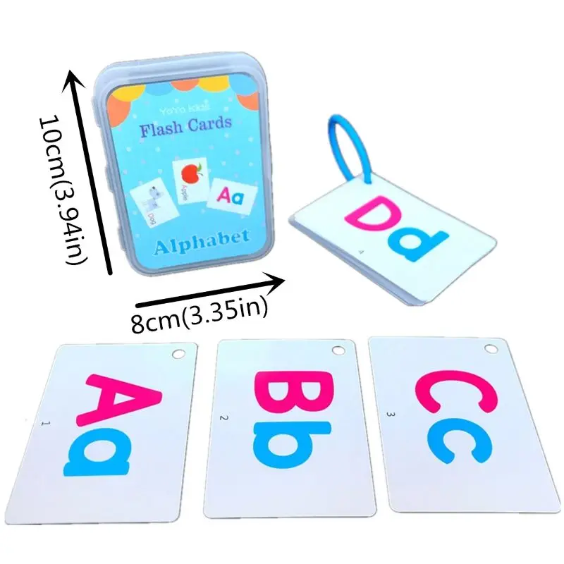 

Baby English Learning Word Card Pocket Flash Cards Montessori Educational Toys