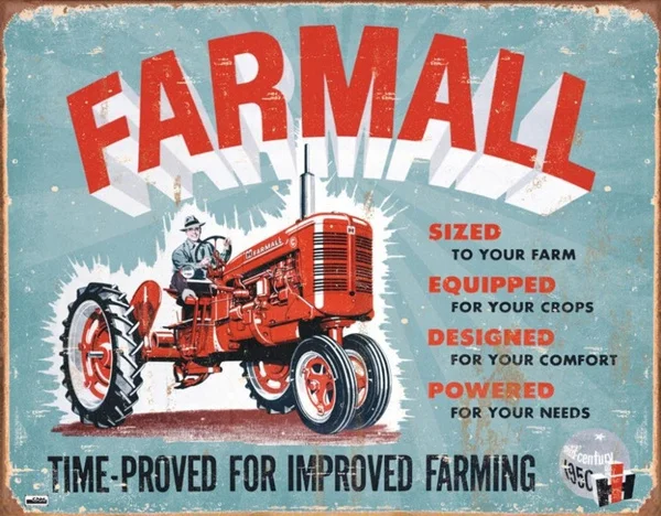 

Farmall Model A Tin Sign Classic Metal License Plates Vintage Bar Cafe Retro Tin Signs Garage Metal Decorative Plates Gift Craft