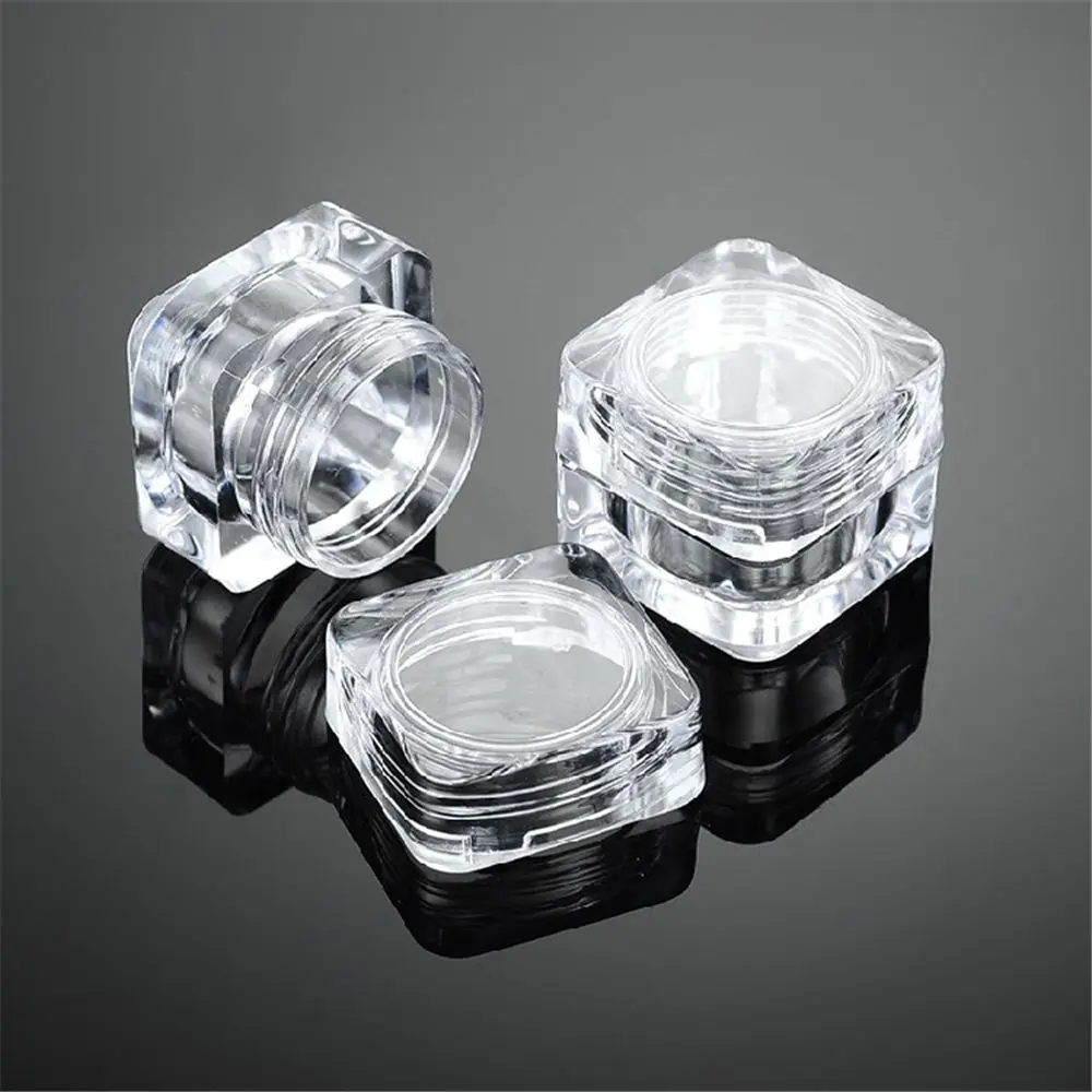 

Пустая прозрачная акриловая мини-баночка, 5g, 1 шт., портативные многоразовые флаконы, дорожный крем для глаз, лосьон, контейнер для образцов ф...