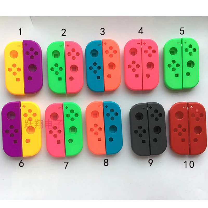 Высококачественный чехол с полным покрытием корпуса для NS Switch Joy con левый и правый