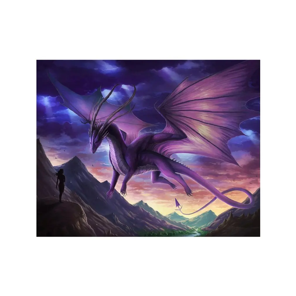 Набор с вышивкой в виде динозавра и стежка для украшения дома|Алмазная мозаика