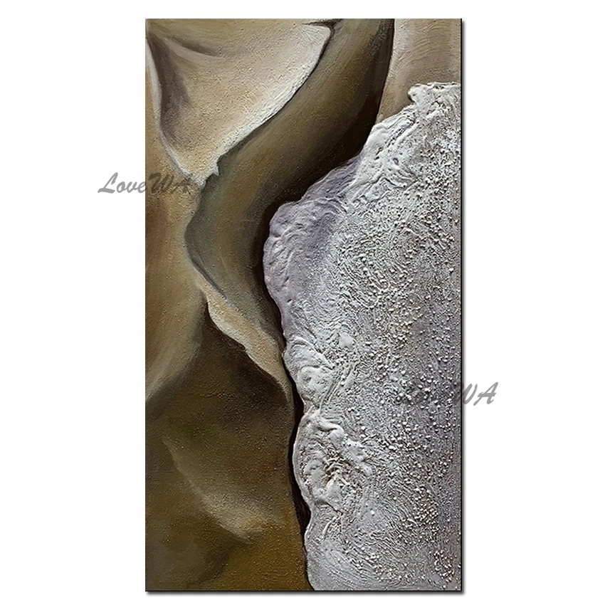 

Художественное оформление из акрила, ручная работа, новая абстрактная картина маслом, настенное украшение, качественное украшение на холст...