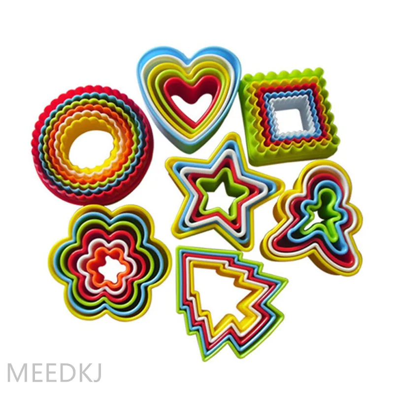 Форма для выпечки 5-6 шт. Пластиковая форма печенья торта мусса кольцо резки