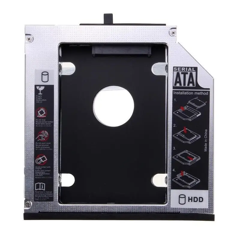 12,7 мм SATA 3,0 2nd HDD Caddy 2," чехол для SSD, HDD жесткий диск Корпус DVD адаптер 2 ТБ для ноутбука CD-ROM оптического устройства