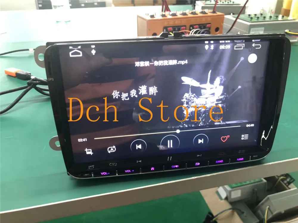 9 дюймов Android 0 8 Восьмиядерный автомобильный DVD GPS для VOLKSWAGEN skoda POLO GOLF PASSAT CC TIGUAN TOURAN