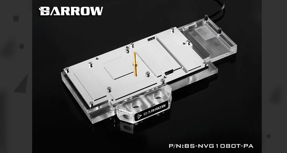 Курган BS-NVG1080T-PA LRC RGB v1/v2 полное покрытие видеокарта блок водяного охлаждения для основателя ver.1080Ti/Titan/1070Ti/1060