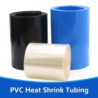 pvc heat shrink tubing width 250mm diameter 158mm for batteries wrap 135 meters