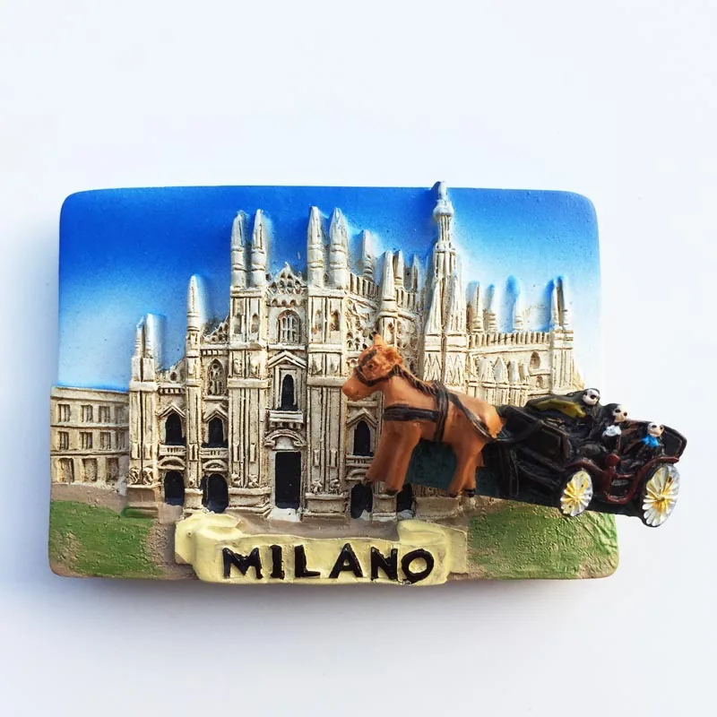 Итальянский холодильник сувенирные магниты Genova Milan Calabria Lecce итальянские наклейки