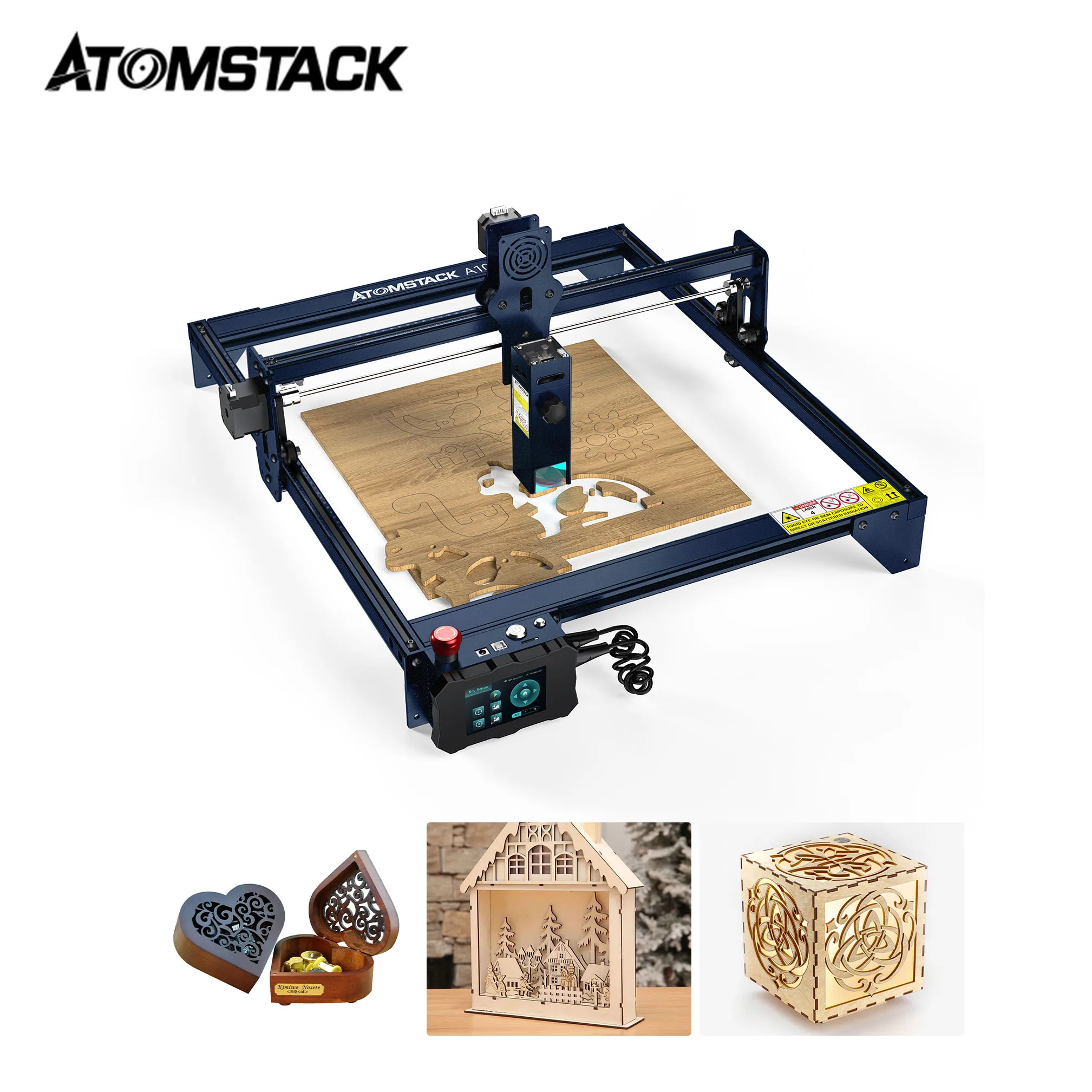 

ATOMSTACK A10 S10 PRO 50W Laser Engraving Machine 50W CNC High-power Engraver Support Offline Carving Wood/Leather/Metal/Acrylic
