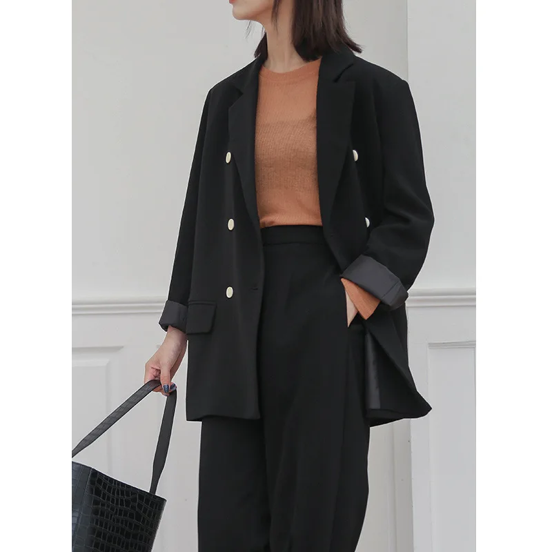 Осень Новый стиль простой маленький костюм женский шикарный сетчатый красный