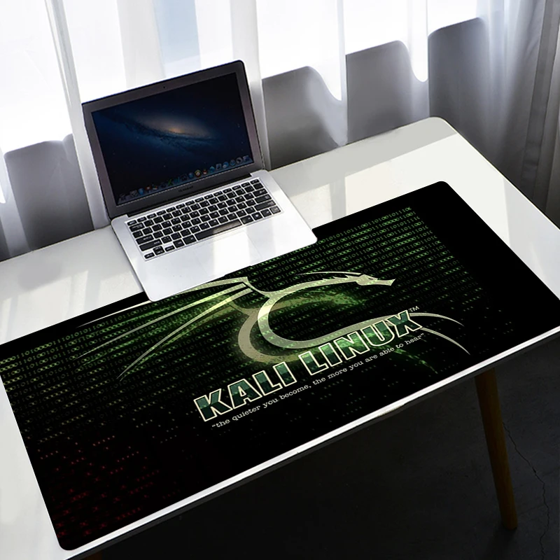 Коврик для мыши Kali Linux игрового ноутбука 40x90 см XXL коврик делового компьютера