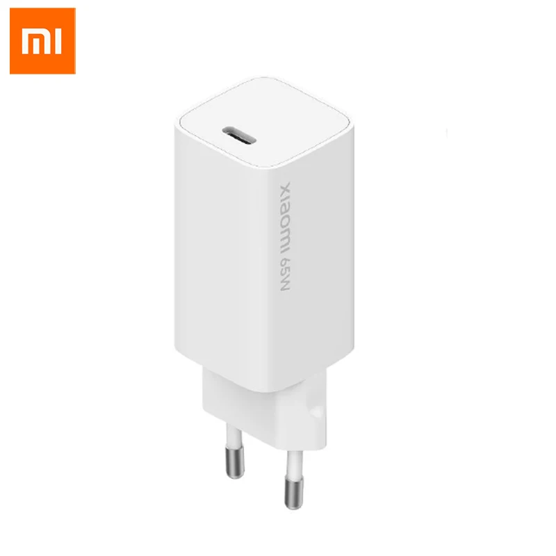 

Original Xiaomi GaN 65W Fast Charger USB Type-C Smart Output PD Travel Charger 48% Smaller 20V=3.25A 10V=5A For Smart Phone