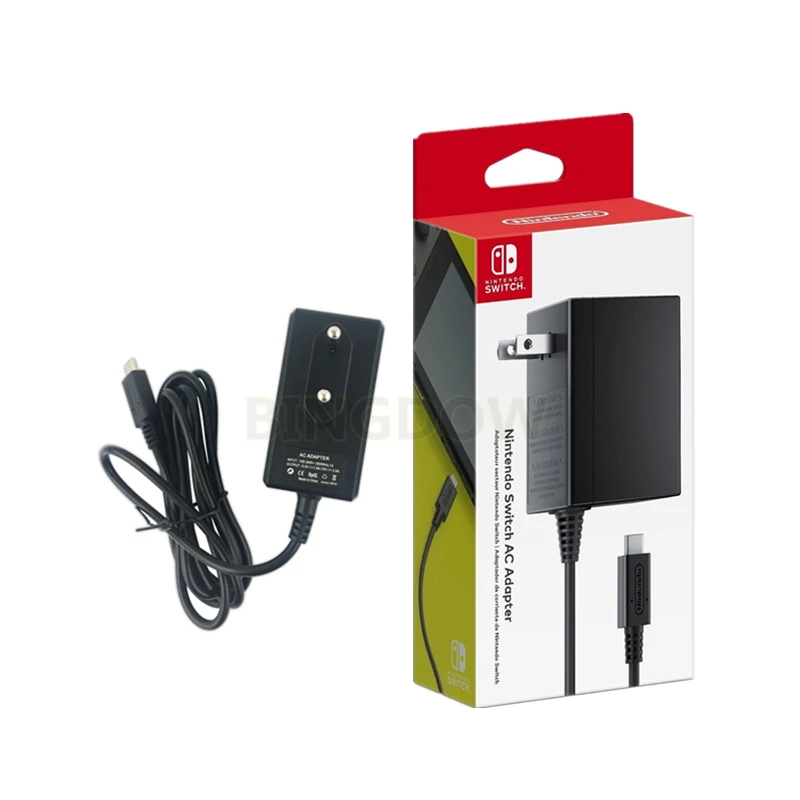 Оригинальный новый адаптер переменного тока для Nintendo Switch зарядное устройство