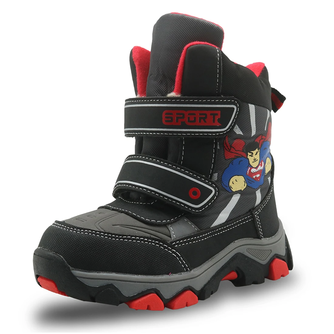 Зимние водонепроницаемые ботинки для мальчиков детская обувь из искусственной
