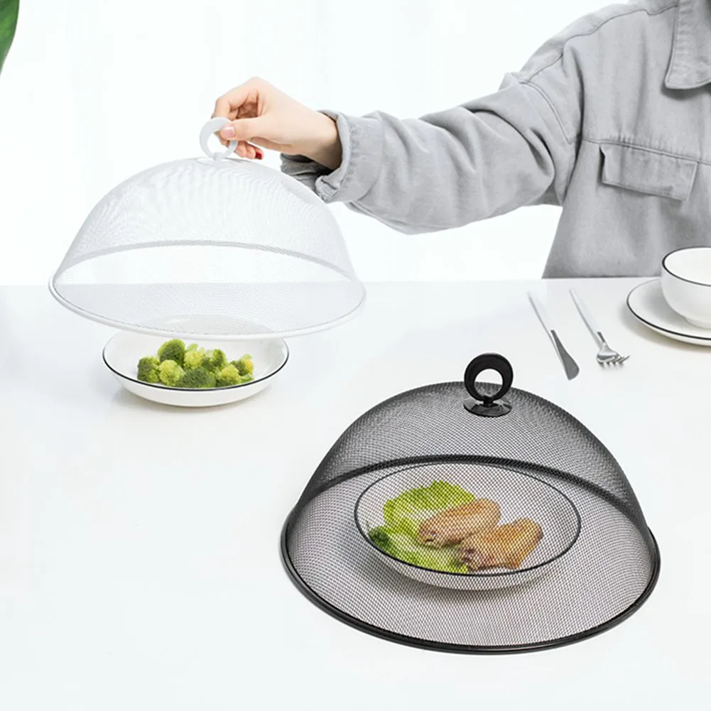 Металлическая круглая форма сетчатые крышки для еды противомоскитная сетка