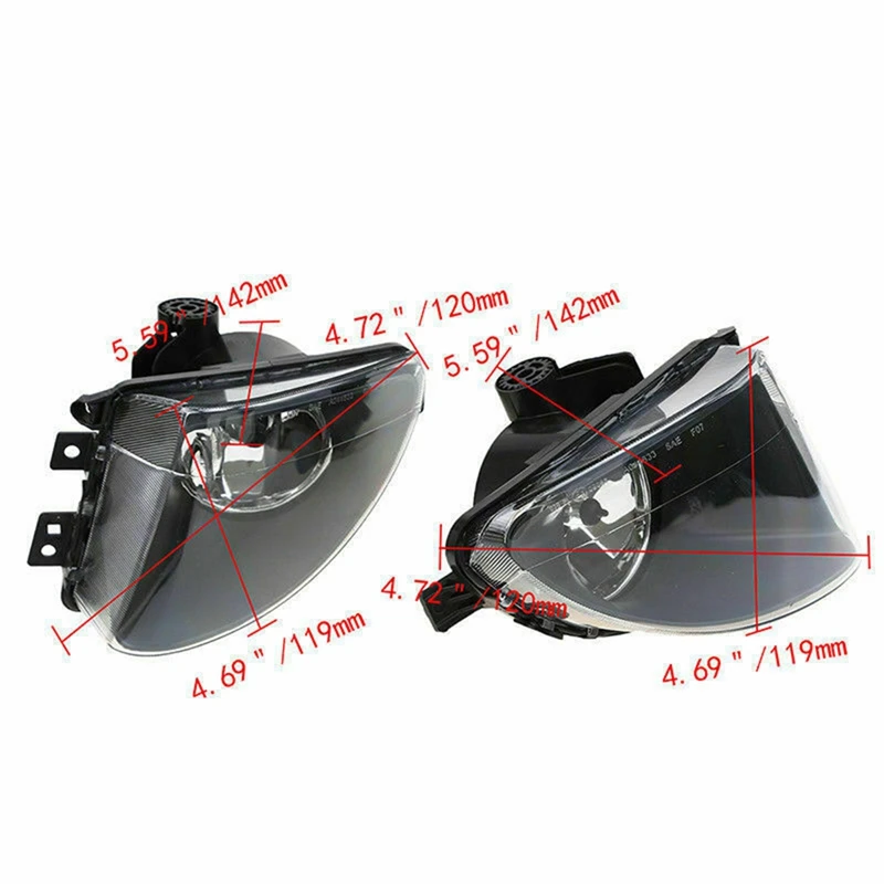 Противотуманная фара на передний бампер 63177216885 63177216886 для BMW 5 серии F10 F18 520D 520I 523Li