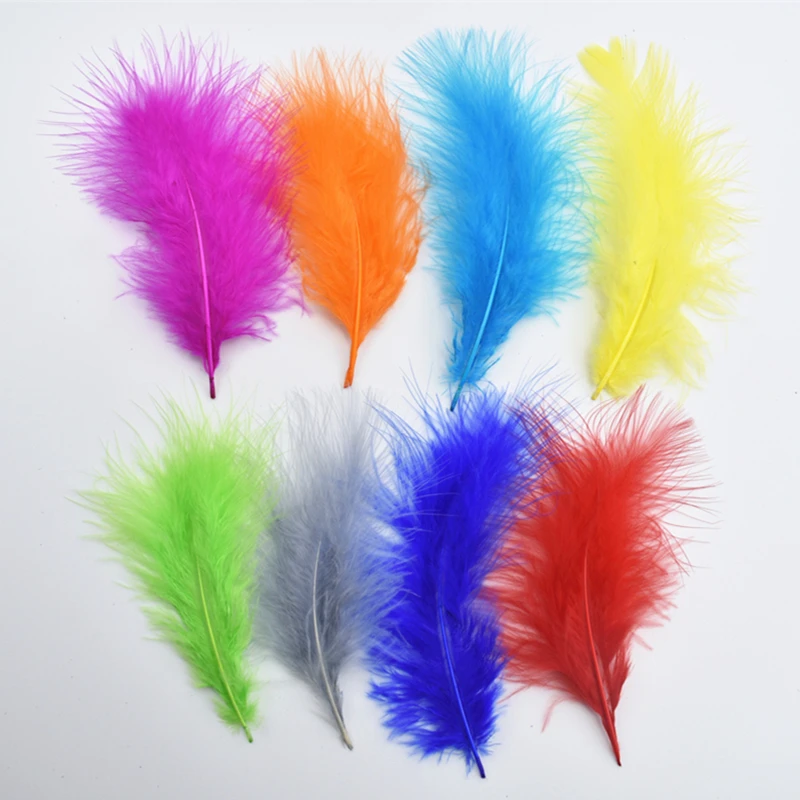 

Turkey Marabou Feathers Pheasant Feathers for Clothes White Feathers for Jewelry Making Home Decoration Plume Decoration Feather