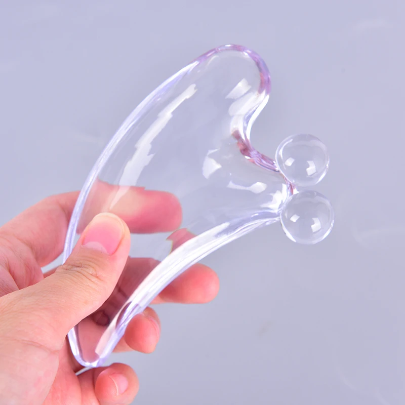 

Body 3D Natural Crystal Guasha Scraper Massage Tool SPA Therapy GuaSha Massager Scraping Board Antistress