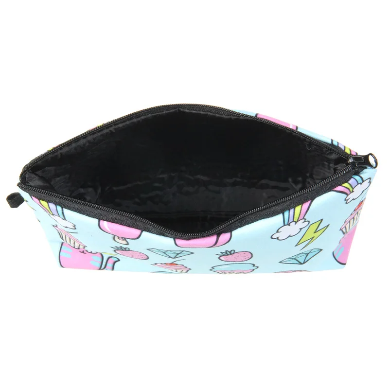 

Cake Ice Cream Cute Cartoon Printing Waterproof Women's Cosmetic Bag New Fashion Female Storage Bag Mini Makeup bag for Girl
