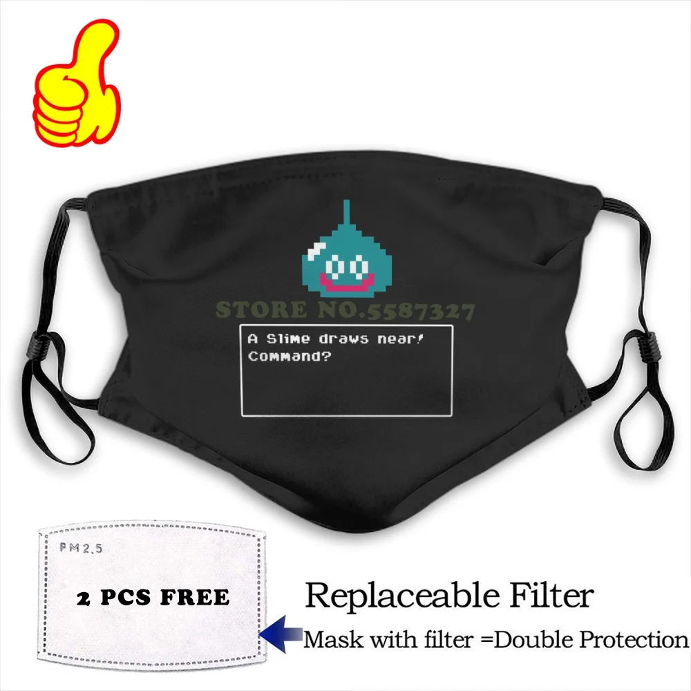 Маска для лица слизи приближается! Защита от пыли с фильтром мужчин женщин детей