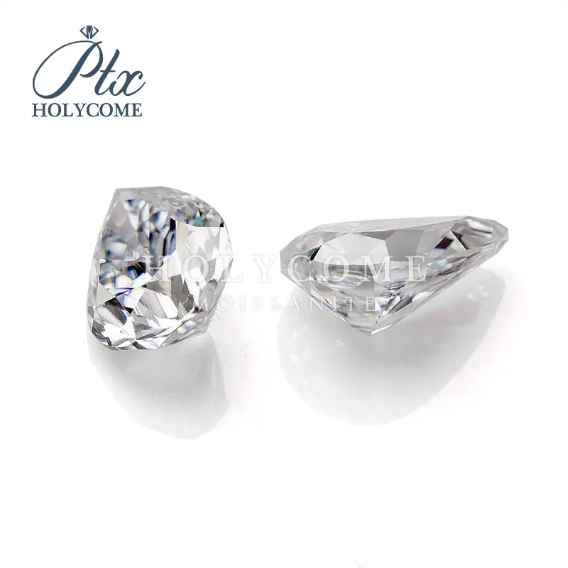 

Wholesale 2020 Hot sale 2 carat 10*7MM D COLOR Pear cut Moissanite Diamond White Moissanite Wholesale Rough