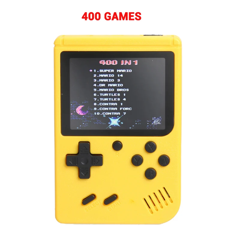 Для vip клиентов 400/500/168 игр 3 дюймовый TFT цветной экран портативная Ретро игровая